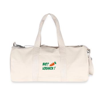 Biologique - Sac de sport en toile recyclée Stanley/Stella - blanc naturel - Devant