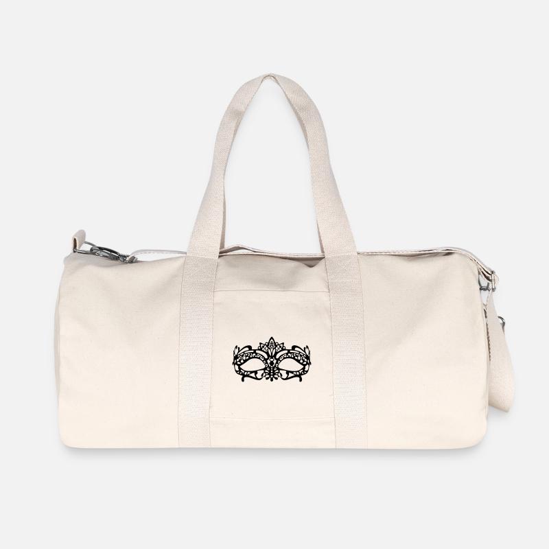 Maske - Recycelte Canvas-Sporttasche von Stanley/Stella - Naturweiß