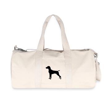 German Shorthaired Pointer - Recycled Canvas Sports Bag by Stanley/Stella - natural - Front