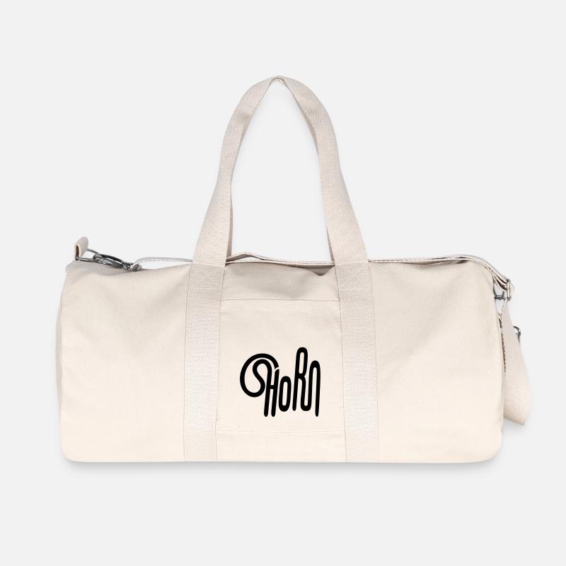 CORNE de Waldhorn - Sac de sport en toile recyclée Stanley/Stella - blanc naturel