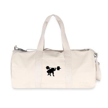 Bankdrücken pause - Recycelte Canvas-Sporttasche von Stanley/Stella - Naturweiß - Vorne