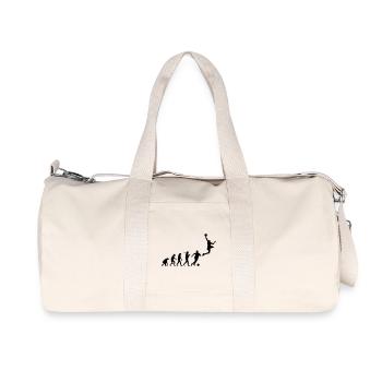 Basketball - Recycled Canvas Sports Bag by Stanley/Stella - natural - Front