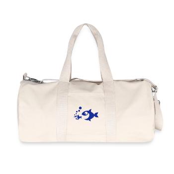 Les aliments pour poissons - Sac de sport en toile recyclée Stanley/Stella - blanc naturel - Devant