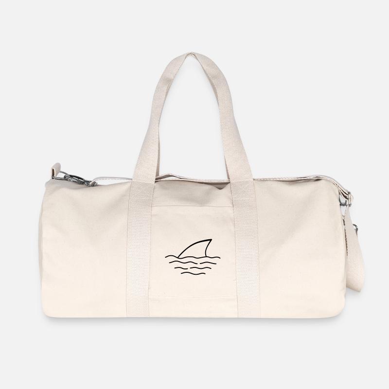shark - Recycelte Canvas-Sporttasche von Stanley/Stella - Naturweiß