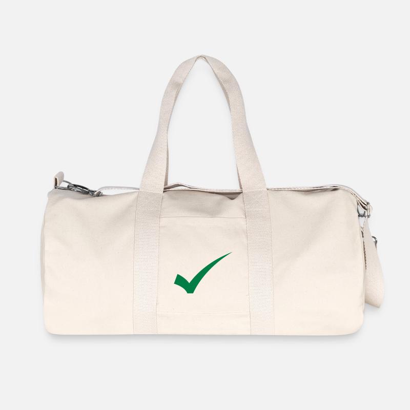 nick - Recycelte Canvas-Sporttasche von Stanley/Stella - Naturweiß