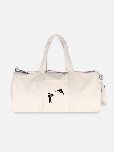 Drachenflieger - Recycelte Canvas-Sporttasche von Stanley/Stella - Naturweiß
