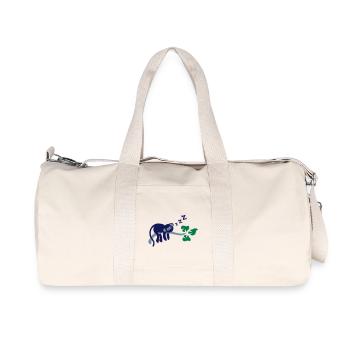 sleeping_monkey - Recycled Canvas Sports Bag by Stanley/Stella - natural - Front