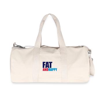 Fat & Happy - Recycled Canvas Sports Bag by Stanley/Stella - natural - Front
