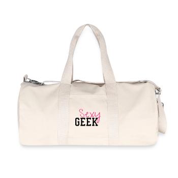 Sexy Geek - Recycled Canvas Sports Bag by Stanley/Stella - natural - Front