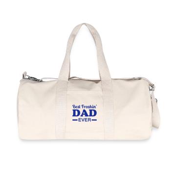 Dad - Sac de sport en toile recyclée Stanley/Stella - blanc naturel - Devant