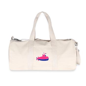 Submarine Submarine Dive Dive Submarine Captain - Recycled Canvas Sports Bag by Stanley/Stella - natural - Front