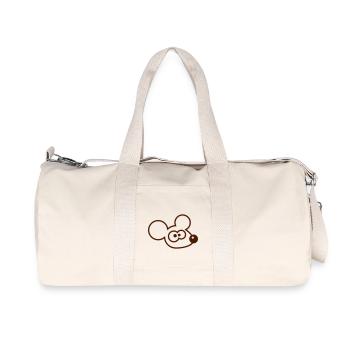 souris souris mignon petit rat rongeur amical - Sac de sport en toile recyclée Stanley/Stella - blanc naturel - Devant