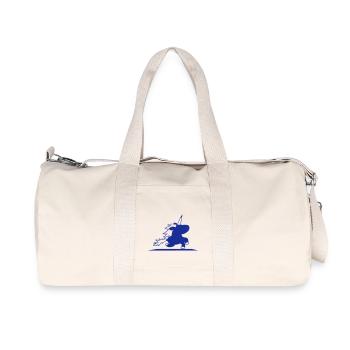Unicorn rides fast gallop cute silhouette horse - Recycled Canvas Sports Bag by Stanley/Stella - natural - Front