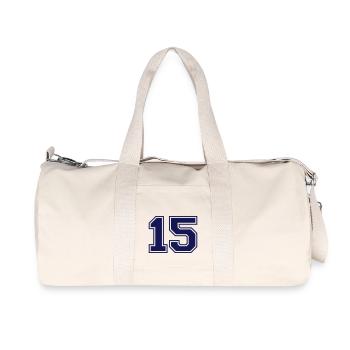 15 - Recycelte Canvas-Sporttasche von Stanley/Stella - Naturweiß - Vorne