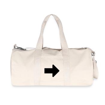 arrow - Recycled Canvas Sports Bag by Stanley/Stella - natural - Front