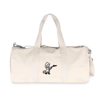 Fireman - line - Recycled Canvas Sports Bag by Stanley/Stella - natural - Front