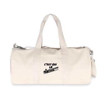 c'est la qui princesse - Sac de sport en toile recyclée Stanley/Stella - blanc naturel - Devant