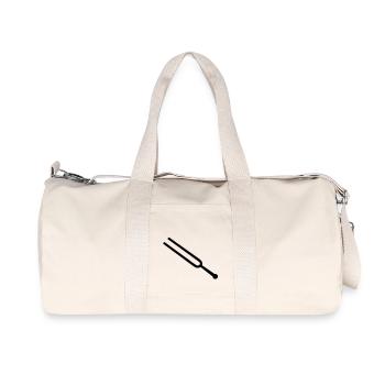 music tuning fork - Recycled Canvas Sports Bag by Stanley/Stella - natural - Front