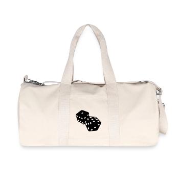 martoni - Sac de sport en toile recyclée Stanley/Stella - blanc naturel - Devant