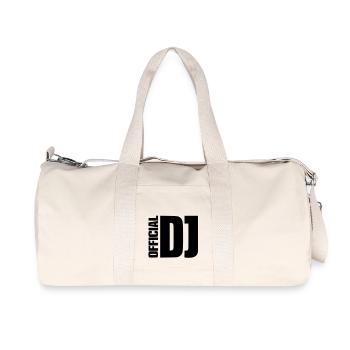 DJ - Recycelte Canvas-Sporttasche von Stanley/Stella - Naturweiß - Vorne