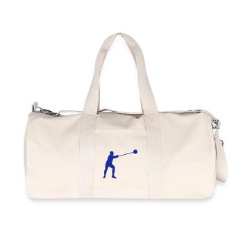 hammer throw athlete silhouette2 - Recycled Canvas Sports Bag by Stanley/Stella - natural - Front