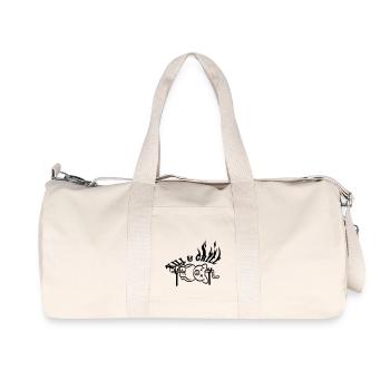 Kill And Grill Pig - Recycled Canvas Sports Bag by Stanley/Stella - natural - Front