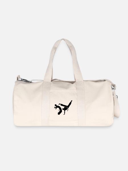capoeira - Sac de sport en toile recyclée Stanley/Stella - blanc naturel