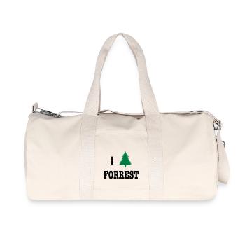 I heart Forrest - Recycled Canvas Sports Bag by Stanley/Stella - natural - Front