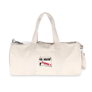 El mejor padre - Recycelte Canvas-Sporttasche von Stanley/Stella - Naturweiß - Vorne