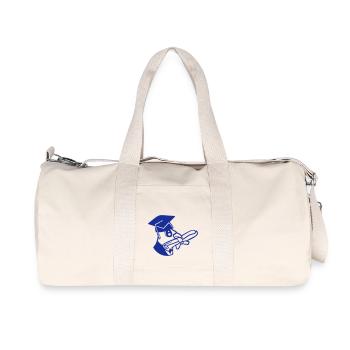 Diplôme d’études secondaires Certificat d’études secondaires Certificat - Sac de sport en toile recyclée Stanley/Stella - blanc naturel - Devant