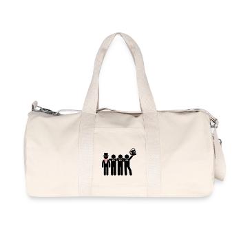 Bräutigam Junggesellenabschied Crew Jga - Recycelte Canvas-Sporttasche von Stanley/Stella - Naturweiß - Vorne