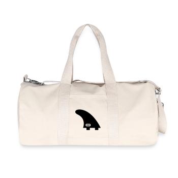 Aileron de surf – Conception offshore de 6 pieds - Sac de sport en toile recyclée Stanley/Stella - blanc naturel - Devant