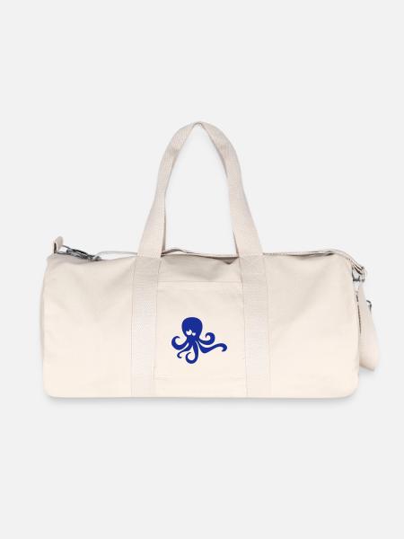 Octopus - Recycelte Canvas-Sporttasche von Stanley/Stella - Naturweiß