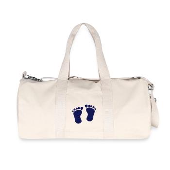 Baby - Recycelte Canvas-Sporttasche von Stanley/Stella - Naturweiß - Vorne