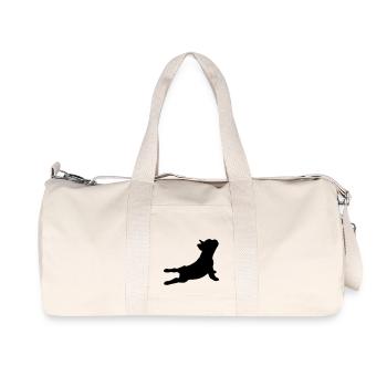 French Bulldog - free color selection - Recycled Canvas Sports Bag by Stanley/Stella - natural - Front