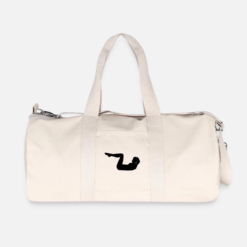 Fitness - Recycelte Canvas-Sporttasche von Stanley/Stella - Naturweiß