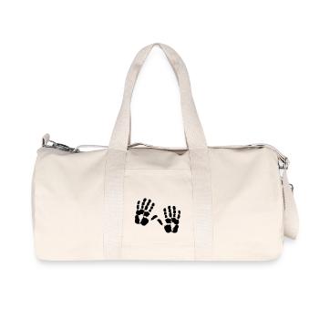 Ne me touche pas - Sac de sport en toile recyclée Stanley/Stella - blanc naturel - Devant