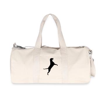 dog - Recycled Canvas Sports Bag by Stanley/Stella - natural - Front