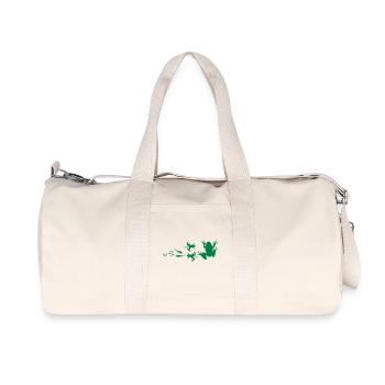 Fröschen_evolution - Recycelte Canvas-Sporttasche von Stanley/Stella - Naturweiß - Vorne