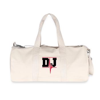 DJ Music Pulse - Recycelte Canvas-Sporttasche von Stanley/Stella - Naturweiß - Vorne