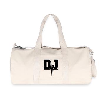 DJ Music Pulse - Recycelte Canvas-Sporttasche von Stanley/Stella - Naturweiß - Vorne