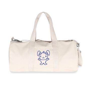 Bunny Rabbit Bunny Rodent Small Animal Cute - Recycled Canvas Sports Bag by Stanley/Stella - natural - Front