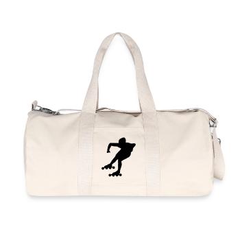 roller_skating - Recycled Canvas Sports Bag by Stanley/Stella - natural - Front