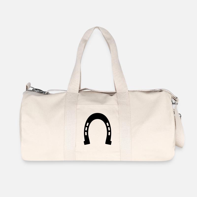 Pferde Hoof - Recycelte Canvas-Sporttasche von Stanley/Stella - Naturweiß