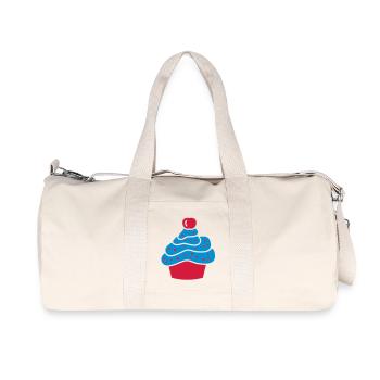 muffin_sweet_g2 - Recycelte Canvas-Sporttasche von Stanley/Stella - Naturweiß - Vorne