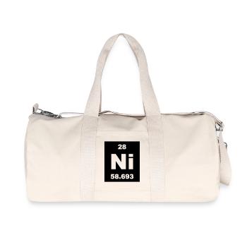 Nickel (Ni) (element 28) - Recycled Canvas Sports Bag by Stanley/Stella - natural - Front