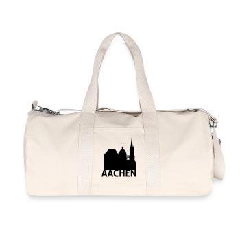 Aachen - Sac de sport en toile recyclée Stanley/Stella - blanc naturel - Devant