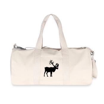 Karibus - Recycelte Canvas-Sporttasche von Stanley/Stella - Naturweiß - Vorne