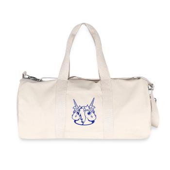2 Unicorn Girl Team Cute Bottom Hole Friends - Recycled Canvas Sports Bag by Stanley/Stella - natural - Front