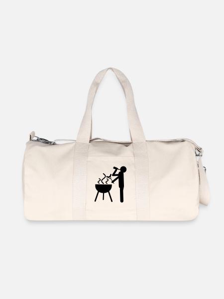 Griller - Recycelte Canvas-Sporttasche von Stanley/Stella - Naturweiß